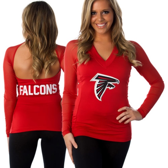 Atlanta Falcons Womens Sexy Red Jersey 